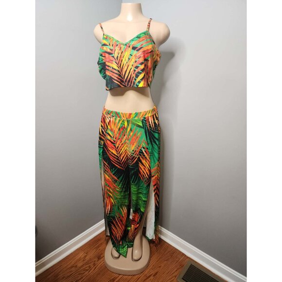 SHEIN Pants - Tropical Two-Piece Set – Size XL